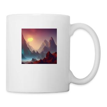 Mystic Mountains - Tasse - Weiß - Rechts