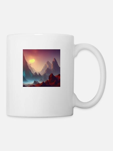 Mystic Mountains - Tasse - Weiß