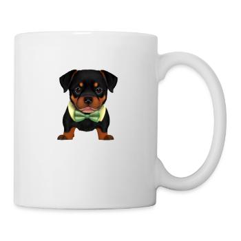 Puppy Dog Rottweiler Rottweiler Puppy Dogs - Mug blanc - blanc - Droite