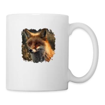 Schlau wie ein Fuchs - Tasse - Weiß - Rechts
