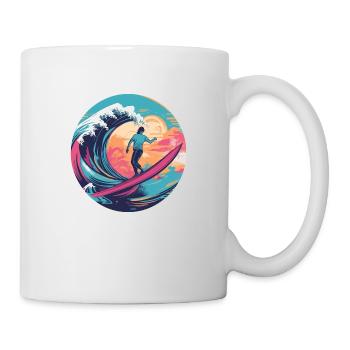 Surf David - Mug - white - Right