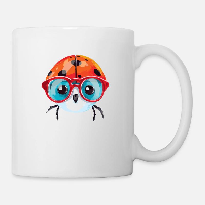 Lili der Marienkäfer - Tasse - Weiß