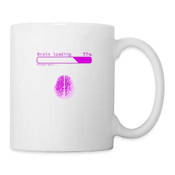 Belastung des Gehirns - Tasse - Weiß - Rechts