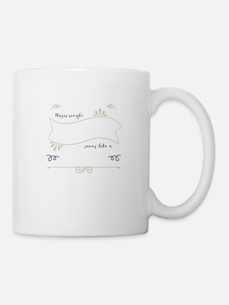 amusant drôle heureux auteurs vélo cadeau littéraire - Mug blanc - blanc