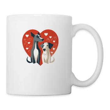 Hundeliebe - Tasse - Weiß - Rechts