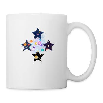 Four stars lost in space - Mug - white - Right