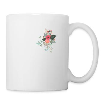 Letter in bloom - Mug - white - Right