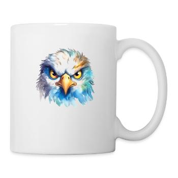 Eagle Watercolor Illustration - Mug - white - Right