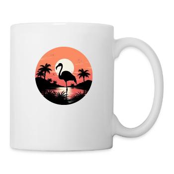 Tropical Flamingo - Mug - white - Right