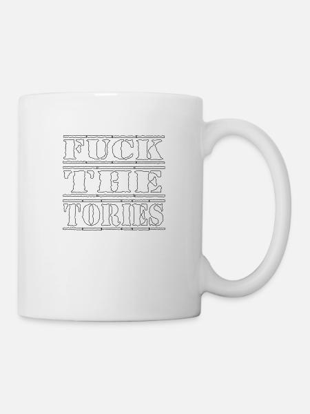 FICK DIE TORIES - Tasse - Weiß