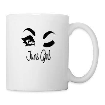 June Girl - Tasse - Weiß - Rechts