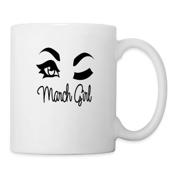 March Girl - Tasse - Weiß - Rechts