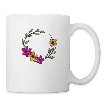 Flower Blume Pflanze - Tasse - Weiß - Rechts