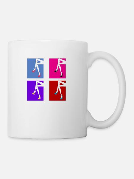 Retro-Absatz - Tasse - Weiß
