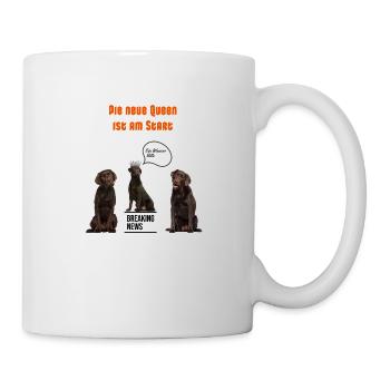 Die neue Queen ist am Start! - Tasse - Weiß - Rechts