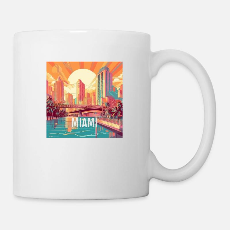 Miami - Tasse - Weiß