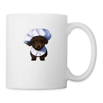 Pudelwelpe Hundehalter Hundewelpe Pudel Hundeliebe - Tasse - Weiß - Rechts