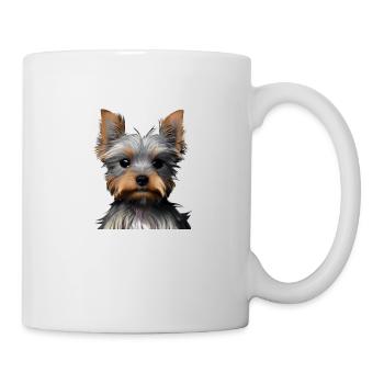 Dog Owner Yorkshire Terrier Puppy Dog - Mug - white - Right