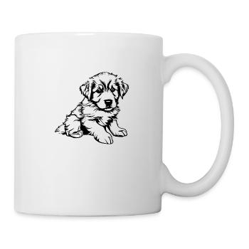 Puppy Labrador owner Labrador Retriever - Mug - white - Right