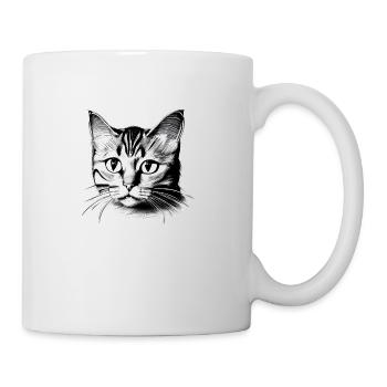 Domestic Cat Cat Owner Cat Pet Kitten - Mug - white - Right