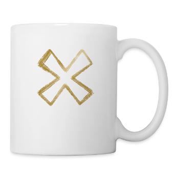 Golden cross - Tasse - Weiß - Rechts