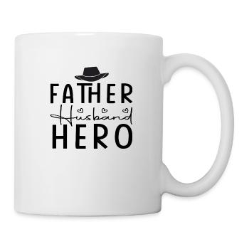 Père Mari Héros - Mug blanc - blanc - Droite