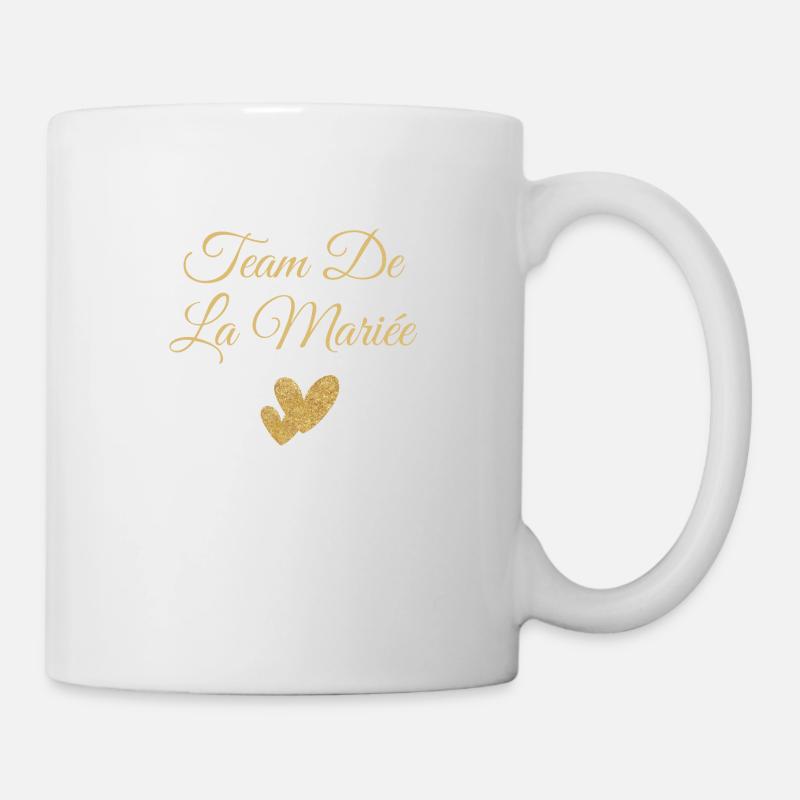 Team de la mariée - Mug blanc - blanc
