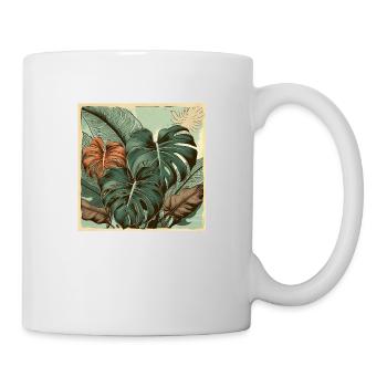 Vintage Monstera Plants - Mug - white - Right