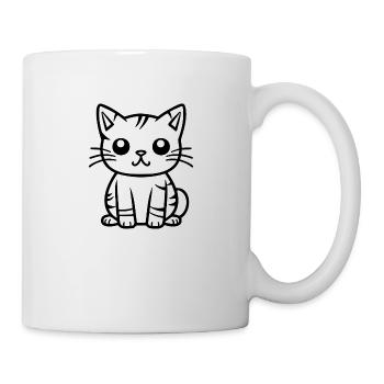 Cat Cat Kitten Cat Lady - Mug - white - Right