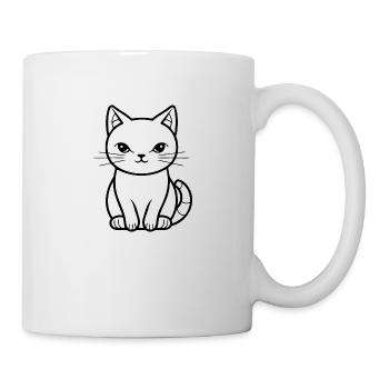 Cat Cat Kitten Cat Lady - Mug - white - Right