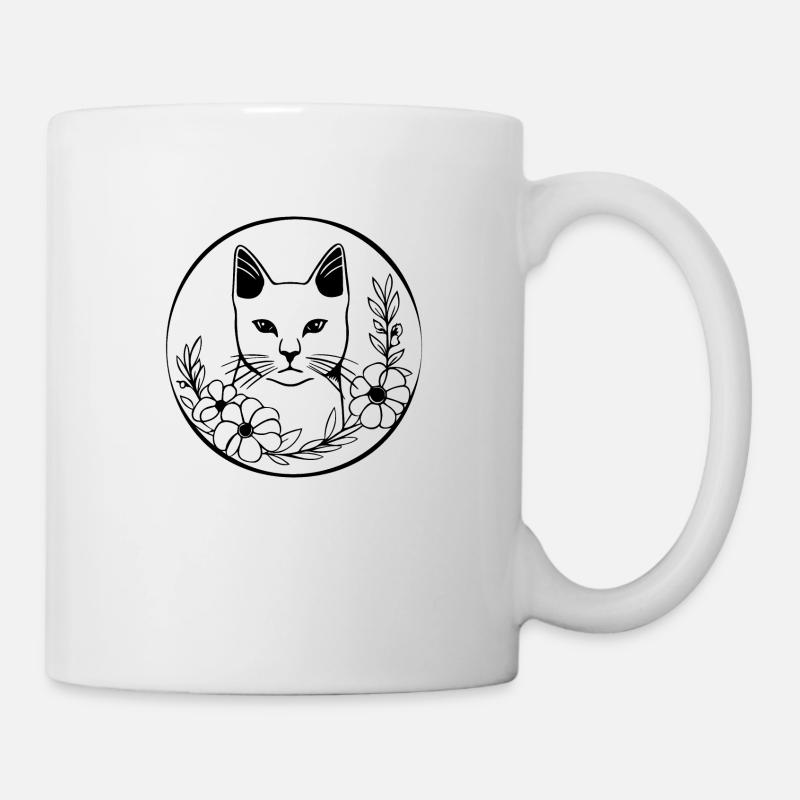 Cat Cat Kitten Cat Lady - Mug - white