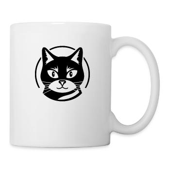 Chat chaton chaton dame - Mug blanc - blanc - Droite