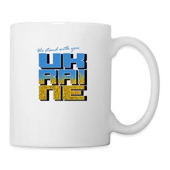 We stand with you - Mug - white - Right