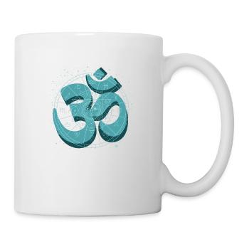 om zeichen sternzeichen symbol spirit - Tasse - Weiß - Rechts