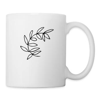 Flower Blume Pflanze - Tasse - Weiß - Rechts