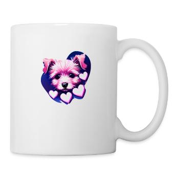 Labrador owner puppy Labrador Retriever - Mug - white - Right