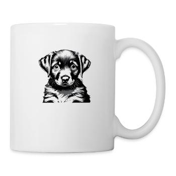 Labradorbesitzer Hundewelpe Labrador Retriever - Tasse - Weiß - Rechts