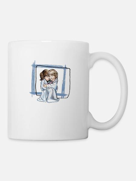 câliner - Mug blanc - blanc