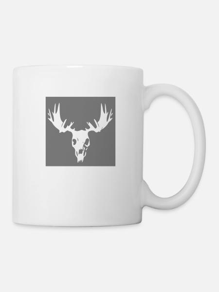 Elch-Sake - Tasse - Weiß