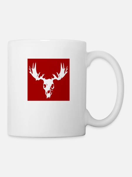 Elch-Sake - Tasse - Weiß