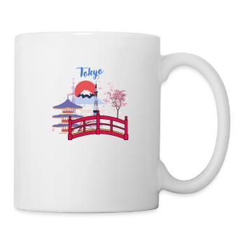 Tokio niedlich - Tasse - Weiß - Rechts