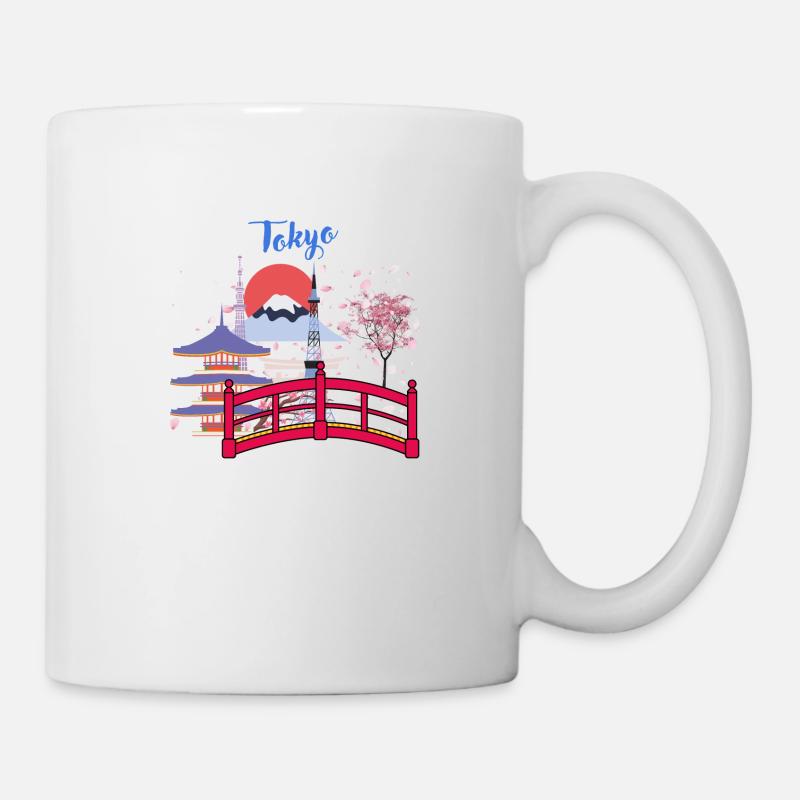 Tokio niedlich - Tasse - Weiß