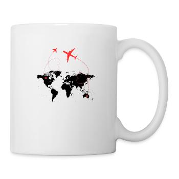 Allez on voyage - Mug blanc - blanc - Droite
