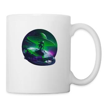 Galactic Ufo Surfer - Mug - white - Right