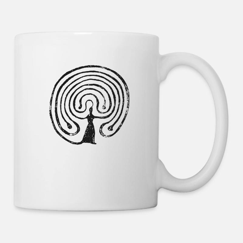 Labyrinthe - Mug blanc - blanc