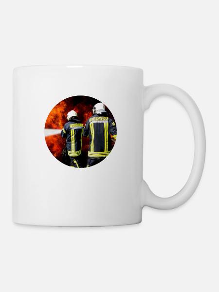 Brandbekämpfung - Tasse - Weiß