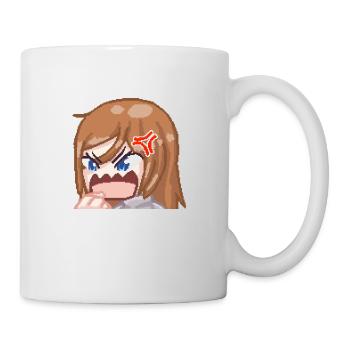 Pillowg1rl Emote Rage - Tasse - Weiß - Rechts