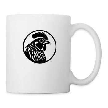 Chicken Chicken House Poultry Rooster Farm - Mug - white - Right