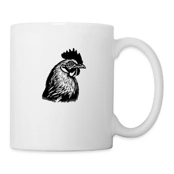Chicken Chicken House Poultry Rooster Farm - Mug - white - Right