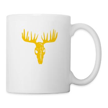 Moose skull / Moose sake - Mug - white - Right